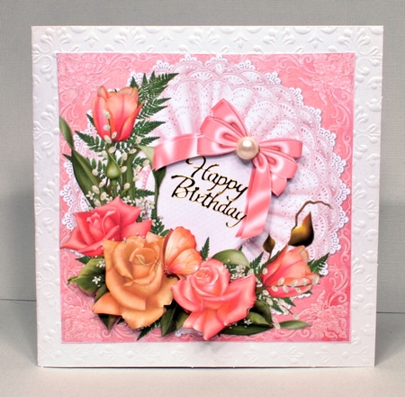 8x8 Tulips and Roses on Ruffle Mat Mini Kit by Kristina Norbat