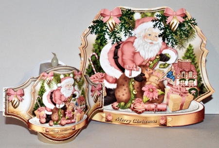 Christmas Santa Claus with Gifts by Kristina Norbat