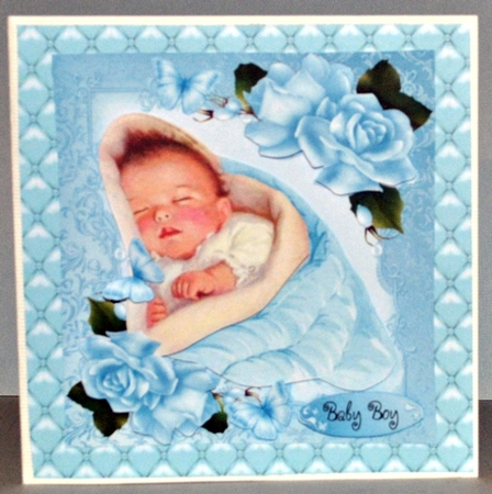 Beautiful Baby Boy 8x8 Mini Kit by Kristina Norbat