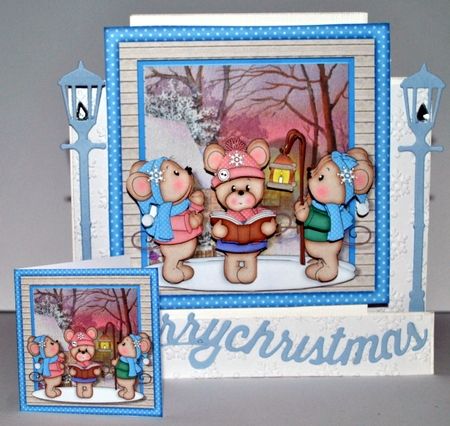 Carol Singing Mice by Kristina Norbat