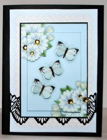 A4 Topper Tender Butterflies - 2 by Kristina Norbat