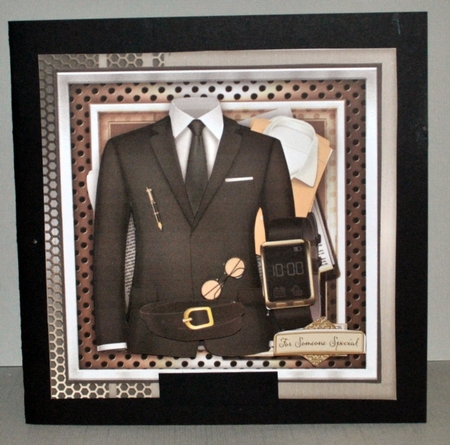 Male Suit with Tie Card Mini Kit by Kristina Norbat
