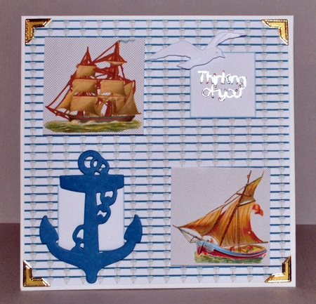 Set of 6 Vintage Sailing Boats. by Kristina Norbat