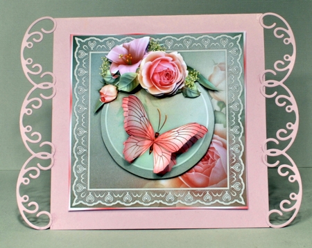 Loves Bouquet 8" Square Card Mini-kit by Kristina Norbat