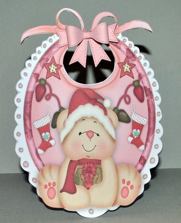 Babys Tent card , May all Your christmas Dreams come true by Kristina Norbat