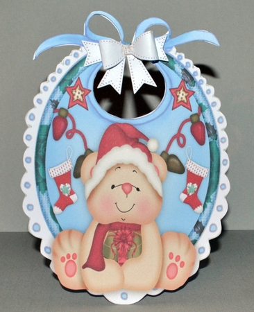 Babys Tent Card , May All Your Christmas Dreams Come True   by Kristina Norbat