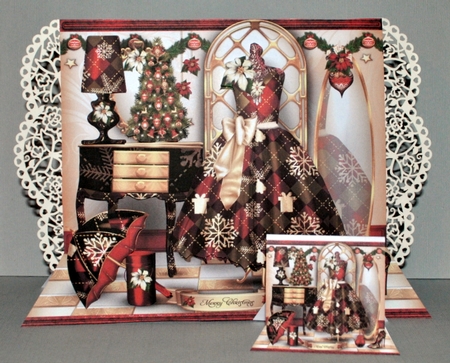 Christmas Dressing Room Card Mini Kit by Kristina Norbat