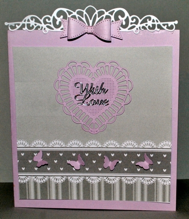 Bordered Hearts & Lace Paper Pack by Kristina Norbat