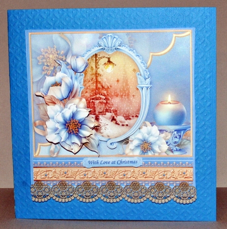 CHRISTMAS FROSTED FLORALS BENEATH THE LAMPLIGHT 8 Mini Kit by Kristina Norbat
