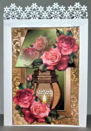 Classic Lamp & Fabulous Roses by Kristina Norbat