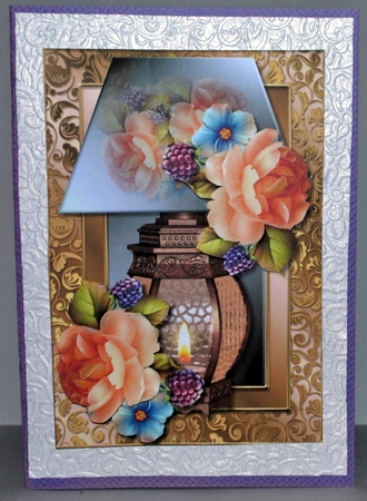 Classic Lamp & English  Roses by Kristina Norbat