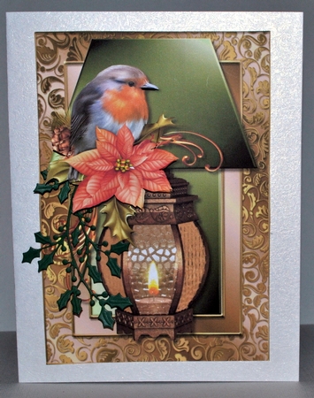 Classic Lamp &  Winter Bird by Kristina Norbat
