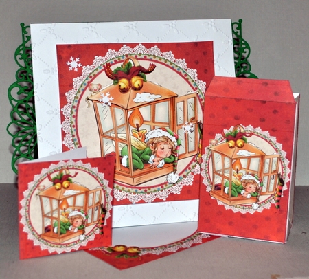 7x7 the Christmas fairy mini kit by Kristina Norbat