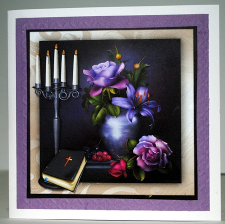 Still Life Sympathy Quick card Mini Kit by Kristina Norbat