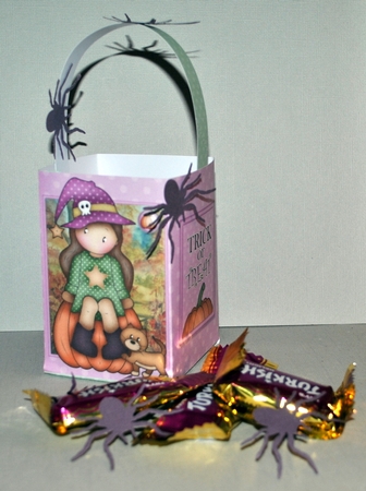 Too Cute to Spook Halloween Treat Box/Milk Carton by Kristina Norbat