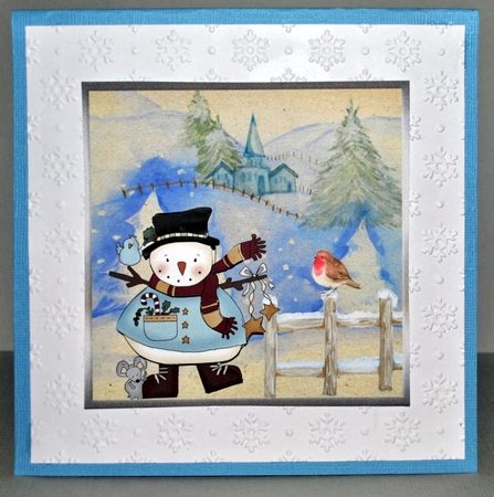 Snowman and friends by Kristina Norbat