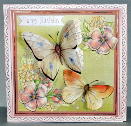 Butterfly and flowers by Kristina Norbat