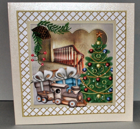 Christmas eve is a 7x7 card by Kristina Norbat