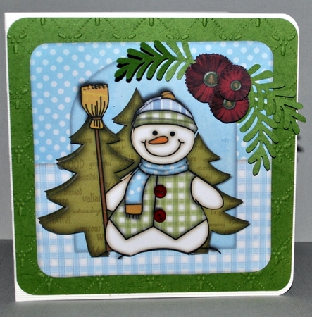 Christmas Snowman Mini Kit by Kristina Norbat