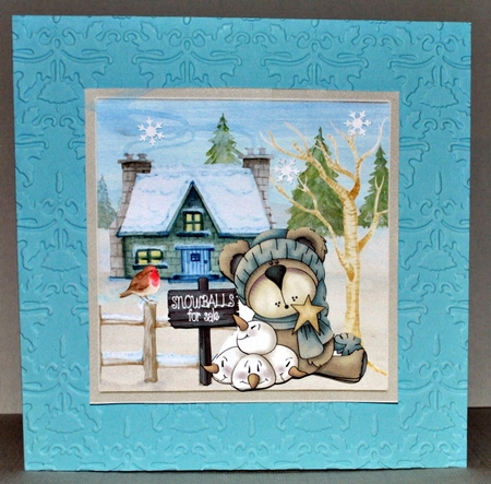 Teddy selling snowballs by Kristina Norbat