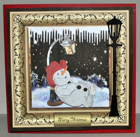 Snowman having a nap by Kristina Norbat