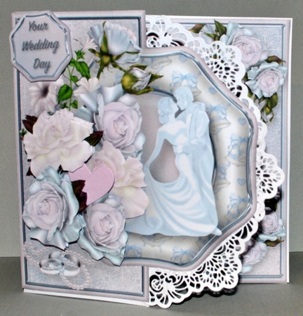 Winter Wedding - Offset Octagon Card Mini Kit by Kristina Norbat