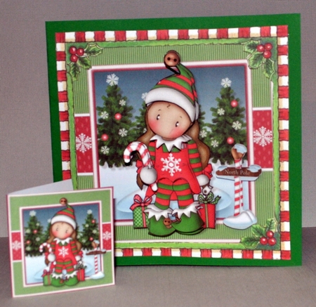 Santas Little Helper Mini Kit by Kristina Norbat