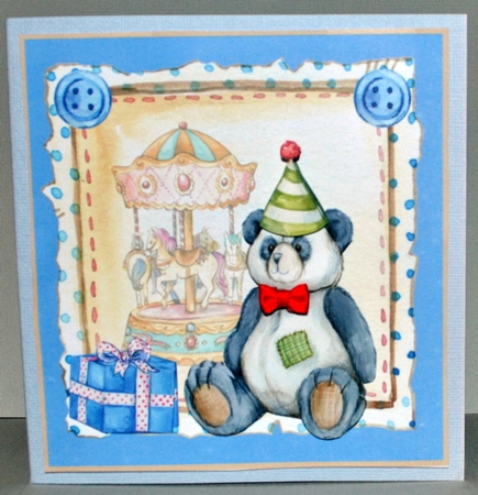 Birthday panda bear by Kristina Norbat