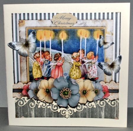 Vintage Christmas Little Kids Lightings 1042 by Kristina Norbat
