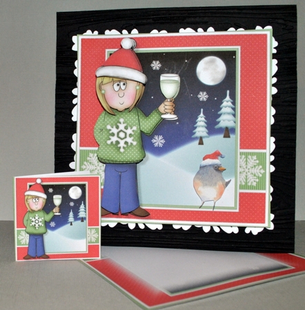 Im Dreaming of a White Christmas Mini Kit by Kristina Norbat