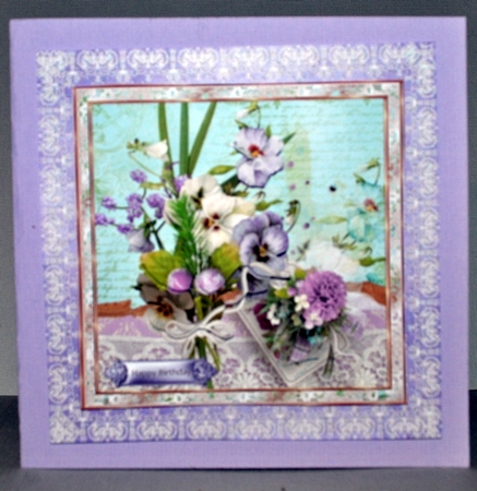 Spray of pansies by Kristina Norbat