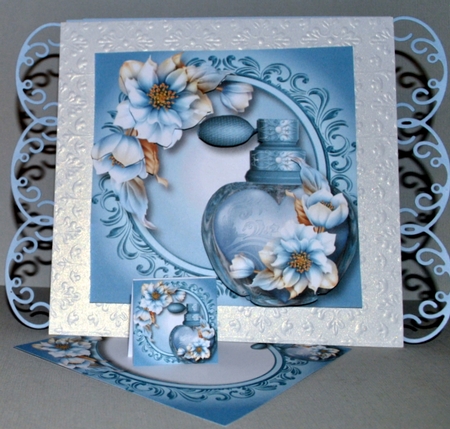 The Scent Of Hearts & Flowers - Pale Blue by Kristina Norbat