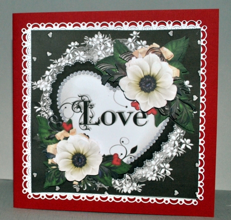 8x8 love heart valentine mini kit by Kristina Norbat