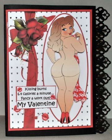 foxy lady Valentine kisses  by Kristina Norbat