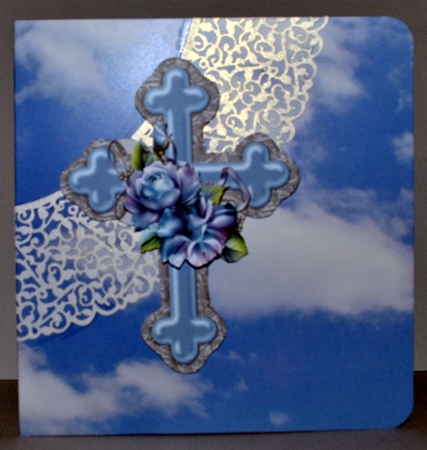 FLOWERS CROSS SET 1 - SILVER by Kristina Norbat