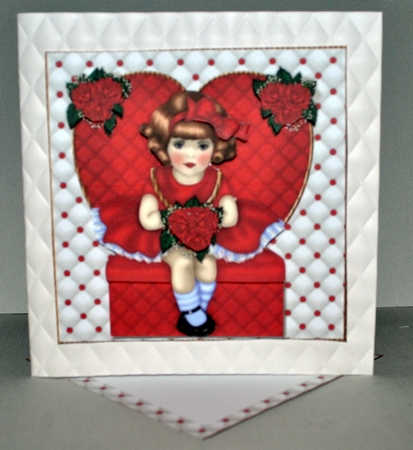 Vintage valentine Girl Mini Kit by Kristina Norbat