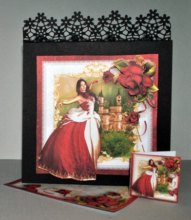 Pretty As A Princess Card Front Kit by Kristina Norbat