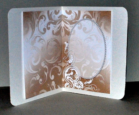 Just A Note Bleu Roses insert by Kristina Norbat