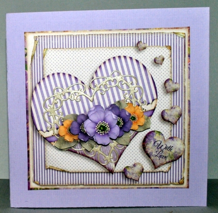 Vintage Hearts and Wildflowers 113 by Kristina Norbat