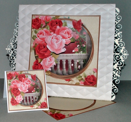 Peace and Quiet - Decoupage Card Mini Kit by Kristina Norbat
