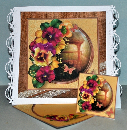 The Wishing Well - Decoupage Card Mini Kit by Kristina Norbat