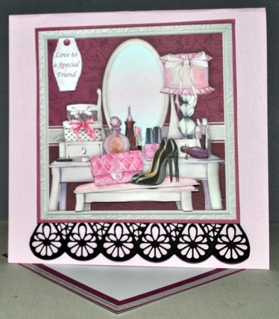 DRESSING TABLE 7.8 Decoupage & Insert Mini Kit by Kristina Norbat