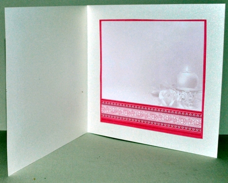 YOU VERSE & PINK ROSES 8x8 Decoupage & Insert All Occasions Mini Kit by Kristina Norbat