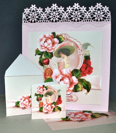 8x8 Sweet roses for mum mini kit by Kristina Norbat