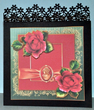 Vintage Cameo & Embossed Roses Mini Kit by Kristina Norbat