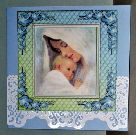 I Said a Prayer for You 8 x 8 Topper by Kristina Norbat