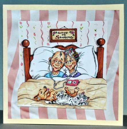 The Wrinklies Decoupage - Two Peas in an iPod by Kristina Norbat