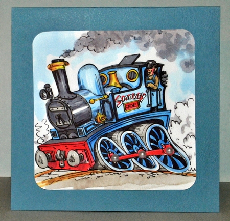 Double Decoupage - The Locamotive by Kristina Norbat