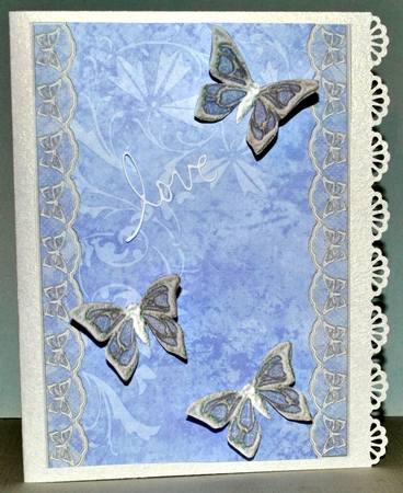 Floral Elegance with Butterfly Lace Background Paper Pack by Kristina Norbat