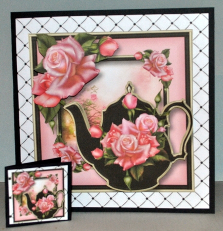 Enamel Teapot & Edwardian Roses by Kristina Norbat